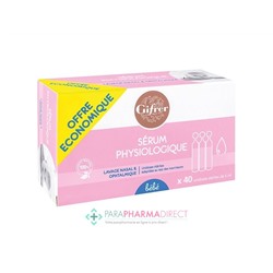 Gifrer Bébé Sérum Physiologique 40 Unidoses de 5ml