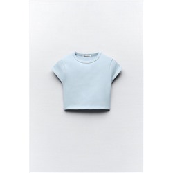 FITTED CROPPED T-SHIRT