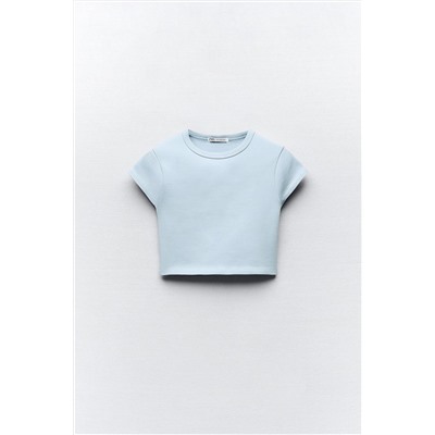 FITTED CROPPED T-SHIRT
