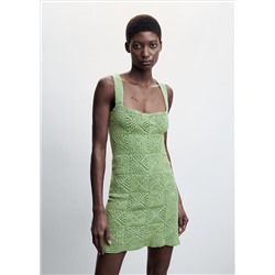 Vestido crochet algodón