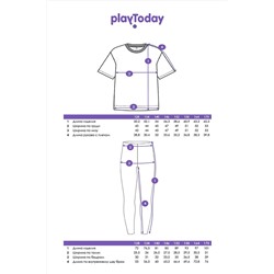 Комплект (Футболка+Леггинсы) PLAYTODAY, 1121602