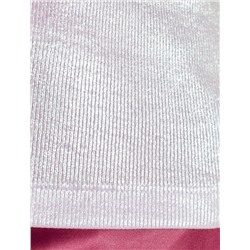 Футболка облегающая из хлопка в рубчик с V вырезом и матовым покрытием металлик