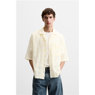 CAMISA JACQUARD CUADROS