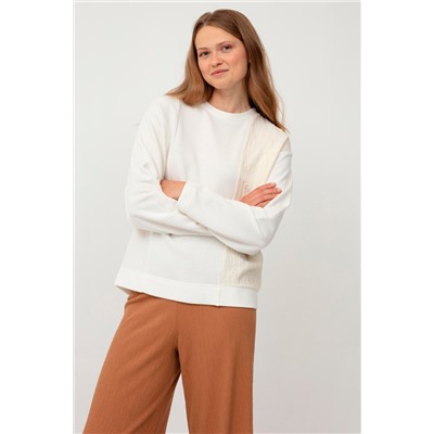 Sudadera Crudo y beige
