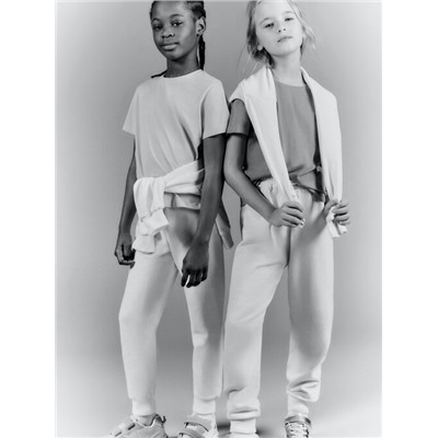 PACK OF 2 PAIRS OF BASIC TRACKSUITS BOTTOMS