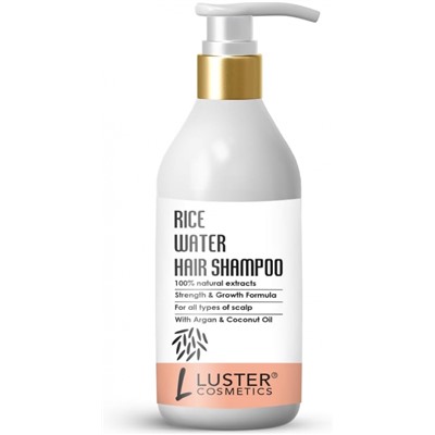 LUSTER Rice Water Shampoo Шампунь для волос с экстрактом рисовой воды 300мл