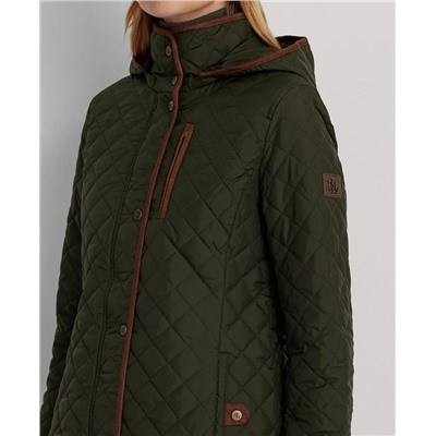 Lauren Ralph Lauren Women's Hooded Quilted Coat