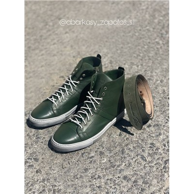 JOE SANCHEZ LAR OLIVA+Ab.Zapatos Pelle cinturon (140) Trebol АКЦИЯ