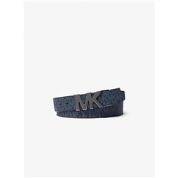 Michael Kors Outlet 4-in-1 Signature Logo Belt Box Set