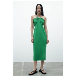 VESTIDO MIDI HALTER