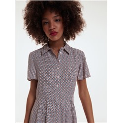 EcoVero™ Gemusterte Bluse
