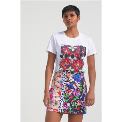 Minifalda floral
