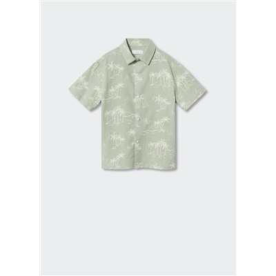 Camisa estampado tropical -  Niño | MANGO OUTLET España