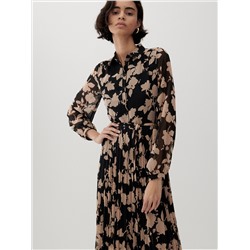 Kleid mit Plisseerock