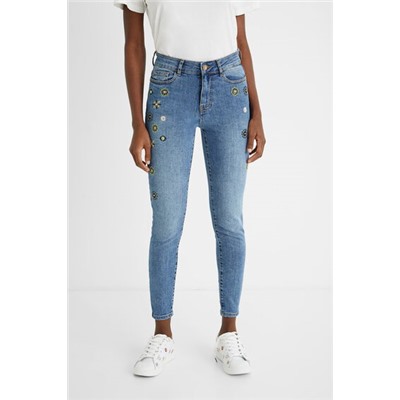 Pantalón vaquero skinny tobillero