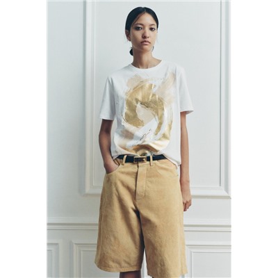 FOIL PRINT T-SHIRT