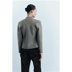 KNIT WRAP CARDIGAN
