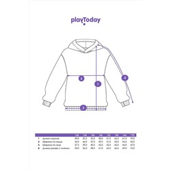 Худи PLAYTODAY, 1073620
