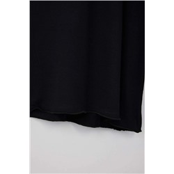 Siyah Viskon Örme İnce Pijama Altı TBBAW26IA00001