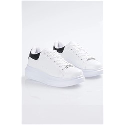 Tonny Black Unisex Beyaz Siyah Spor Ayakkabı V2alx V2ALX-0