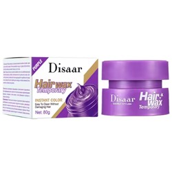 [DISAAR] Воск для волос ЦВЕТНОЙ (фиолетовый) Temporary Hair Color Wax (Purple), 80 г