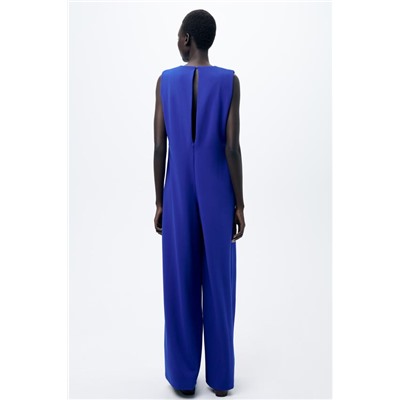 CREPE PALAZZO JUMPSUIT