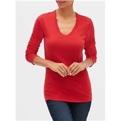 Long Sleeve V-Neck T-Shirt