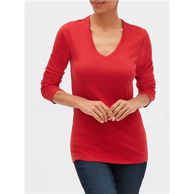 Long Sleeve V-Neck T-Shirt