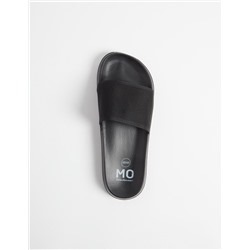 Mesh Strap Slides, Men, Black