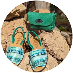 AVARCA MENORQUINA · 377AV · Verde+AB.Z · Pelle · 22-02 (300) САЛАТОВЫЙ АКЦИЯ