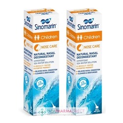 Sinomarin Hypertonique - Décongestionnant Nasal Naturel - Enfants - LOT de 2x100mlLot  × 2