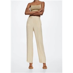Pantalón 100% lyocell -  Mujer | MANGO OUTLET Melilla