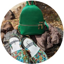 ZAPATOS · 2364-flores-verde+AB.Z · 147 (430) ENCINA АКЦИЯ