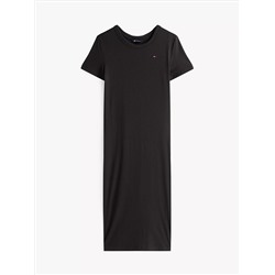 Tommy Jeans Ribbed Midi Dress