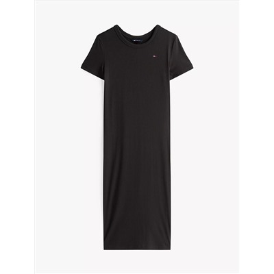 Tommy Jeans Ribbed Midi Dress