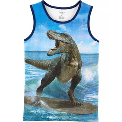 Carter's | Kid Surfer Dinosaur Jersey Tank