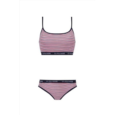 U.S. Polo Assn. Kadın Büstiyer Slip Takım Us.66250 66250-Y