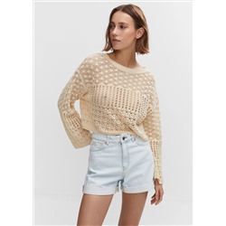 Shorts vaqueros mom-fit