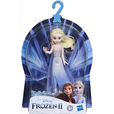 Disney Frozen Queen Elsa Small Doll with Removable Cape Inspired by Frozen 2 Movie, Toy for Kids 3 and Up
