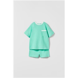 KIDS/ CONJUNTO BOLSILLO LISO