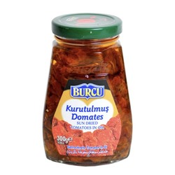 Томаты сушёные в масле "BURCU" 300 гр (стекло) 1/12