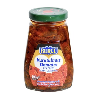 Томаты сушёные в масле "BURCU" 300 гр (стекло) 1/12