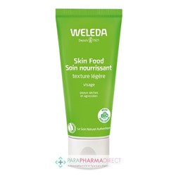 Weleda Skin Food Soin Nourrissant Texture Légère Visage 30ml