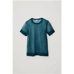 LIGHTWEIGHT SHEER KNITTED TOP