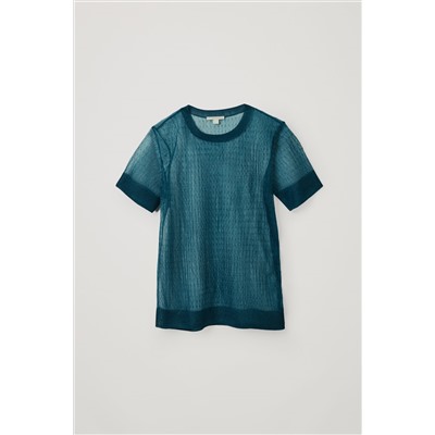 LIGHTWEIGHT SHEER KNITTED TOP