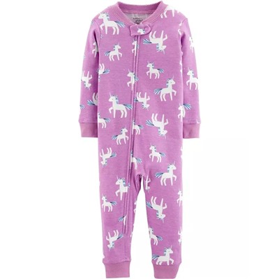 1-Piece Certified Organic Cotton Snug Fit Footless PJs