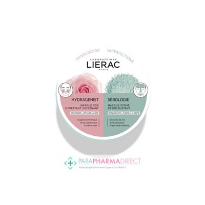 Lierac Masque Duo Hydragenist & Sébologie 2x6ml