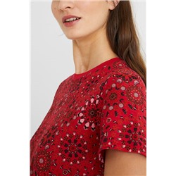 Camiseta mandalas 100% algodón