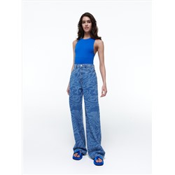Jeans mit weitem Bein