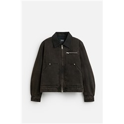 CAZADORA DENIM CUELLO CONTRASTE